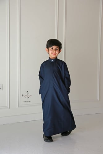 ثوب كحلي (صيفي)