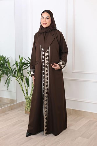 عباية بليزر تطريز تراثي عسير