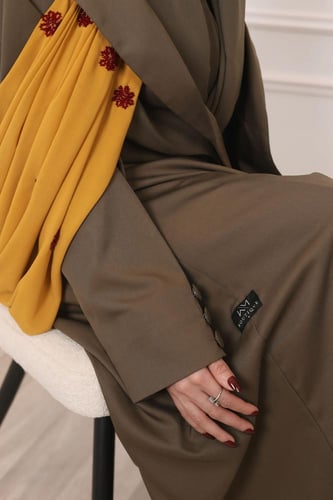 عباية بليزر وشاح المنديل العسيري