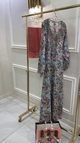 مخور+شيلة حرير اندونيسي جاهز بربطات تخصير