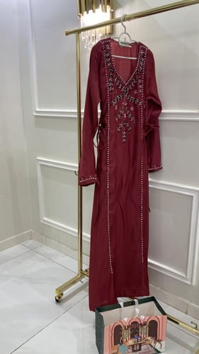 مخور هناي حرير شيمر جاهز بربطات تخصير