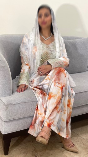 مخور سُهى حرير ايطالي شامل التفصيل بدون طرحه