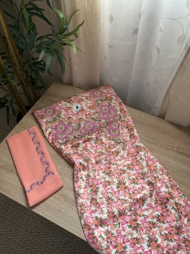 مخور+شيلة حرير هندي تطريز عربي