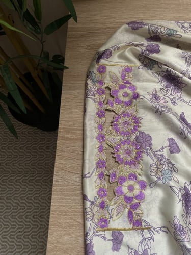 مخور+شيلة حرير هندي مخرم