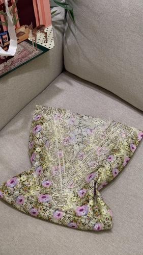 مخور اطفال دانتيل قطن ديجيتال بدون تفصيل