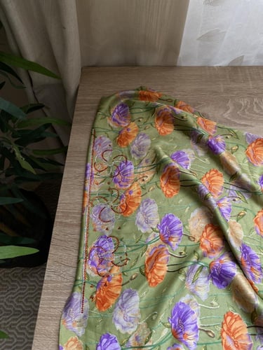 مخور+شيلة حرير هندي بدون تفصيل