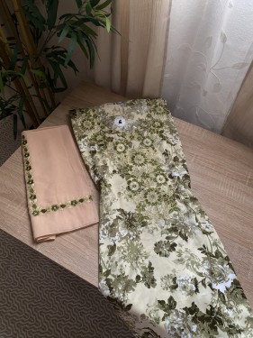 مخور+شيلة حرير هندي مخرم