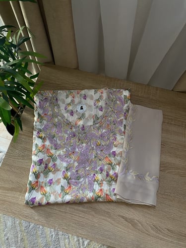 مخور+شيلة حرير هندي مخرم