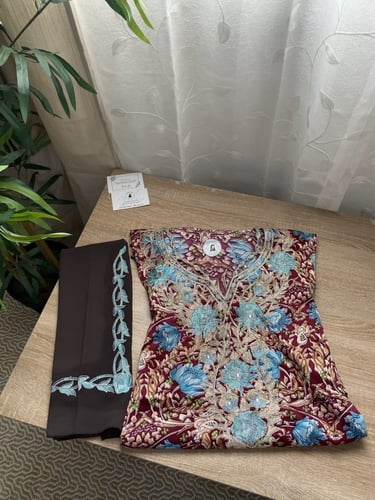 مخور+شيلة حرير هندي مخرم