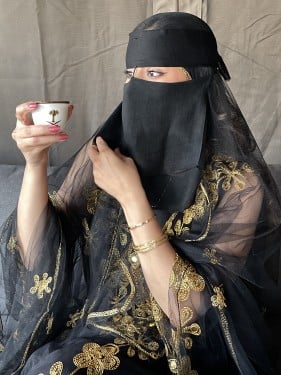 برقع الظبي طويل (ردتين)