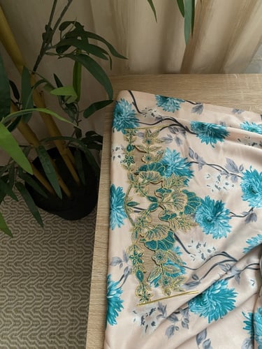 مخور+شيلة حرير هندي مخرم