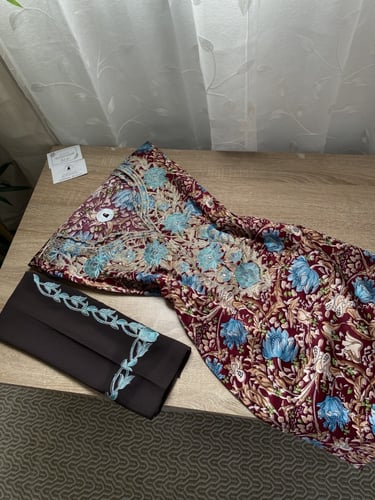 مخور+شيلة حرير هندي مخرم