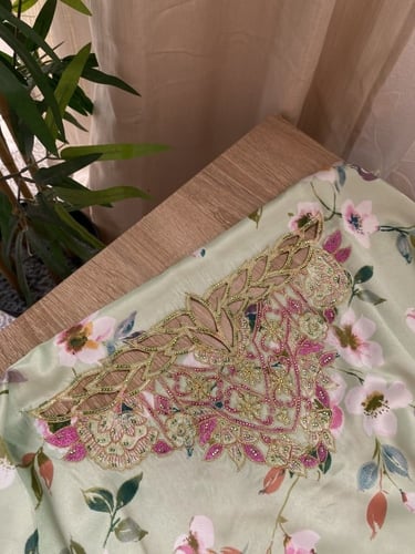 مخور+شيلة حرير هندي مخرم