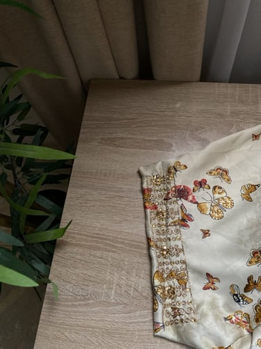 مخور الفراشات اطفال حرير هندي