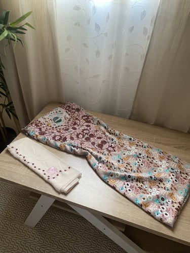 مخور+شيلة حرير هندي مخرم