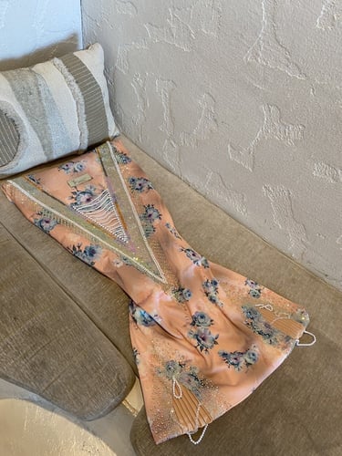 مخور سندس2 بكسرات حرير ايطالي بدون تفصيل