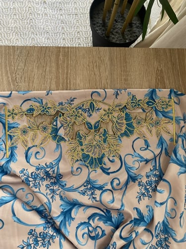 مخور+شيلة حرير هندي مخرم