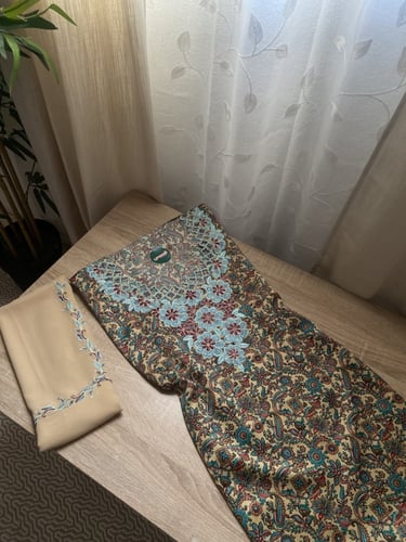 مخور+شيلة حرير هندي مخرم