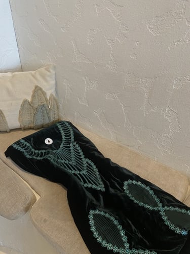 مخور شتوي مخمل بكسرات