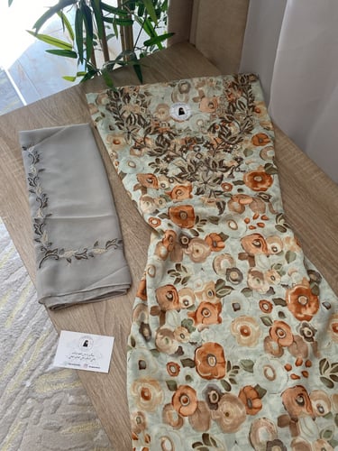 مخور+شيلة حرير هندي مخرم