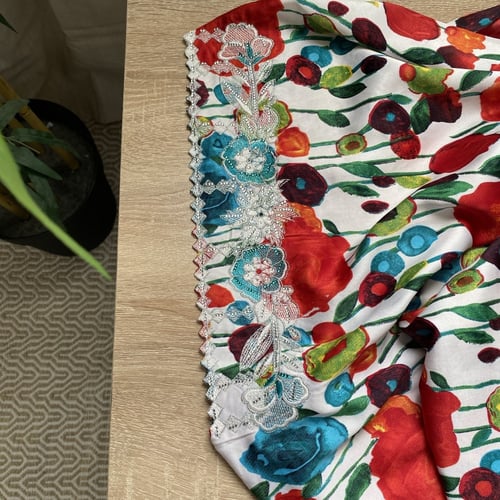 مخور+شيلة حرير هندي مخرم