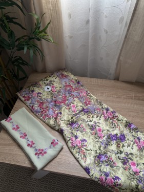 مخور+شيلة حرير هندي تطريز عربي