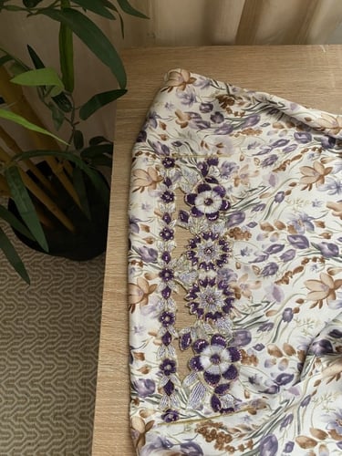 مخور+شيلة حرير هندي مخرم