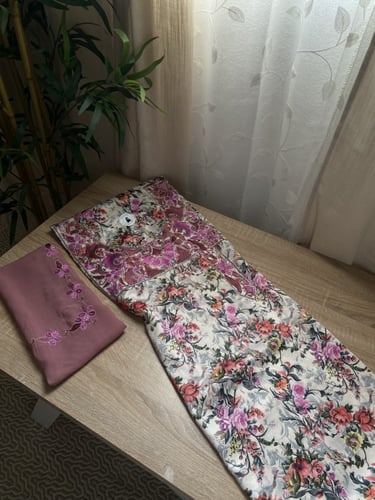 مخور+شيلة حرير هندي تطريز عربي