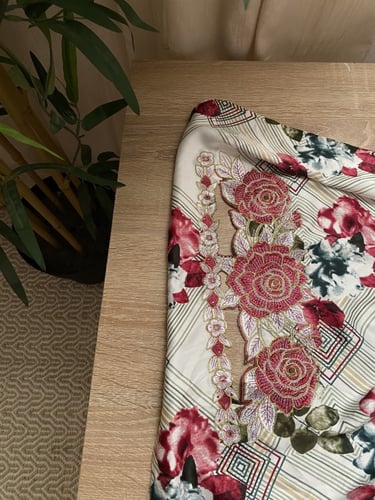 مخور+شيلة حرير هندي مخرم