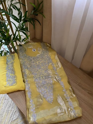 مخور بحريني قطعتين شيفون+بطانة