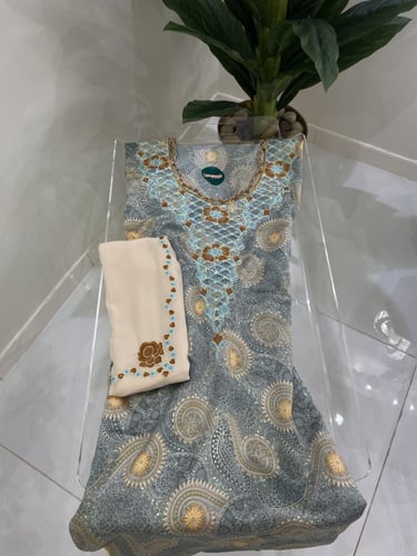 مخور+شيلة حرير هندي مخرم