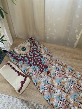 مخور+شيلة حرير هندي مخرم