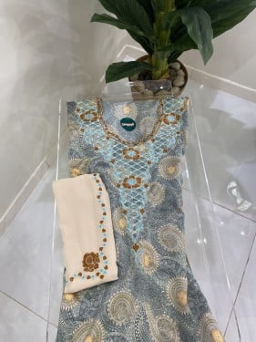 مخور+شيلة حرير هندي مخرم