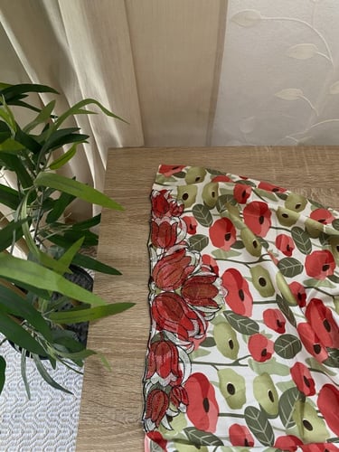 مخور+شيلة حرير اندونيسي مخرم بدون تفصيل