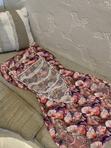 مخور غرور 5 "بدون تفصيل" بكسرات لؤلؤ حرير ملكي