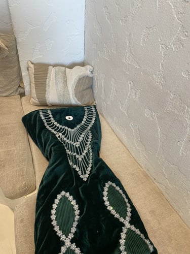 مخور شتوي مخمل بكسرات