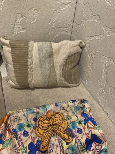 مخور الفراشات3d بكسرات جاهزه حرير ايطالي بدون تفصي...