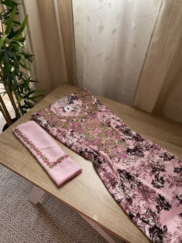 مخور+شيلة حرير هندي مخرم