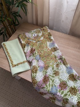 مخور+شيلة حرير هندي مخرم