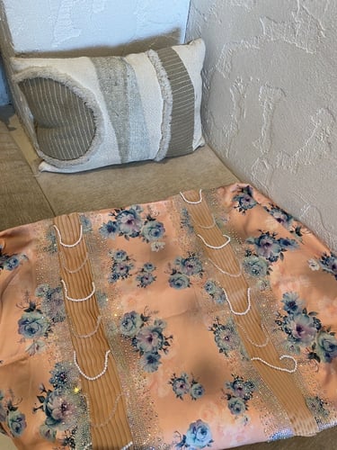 مخور سندس2 بكسرات حرير ايطالي بدون تفصيل