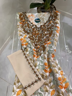 مخور+شيلة حرير هندي مخرم