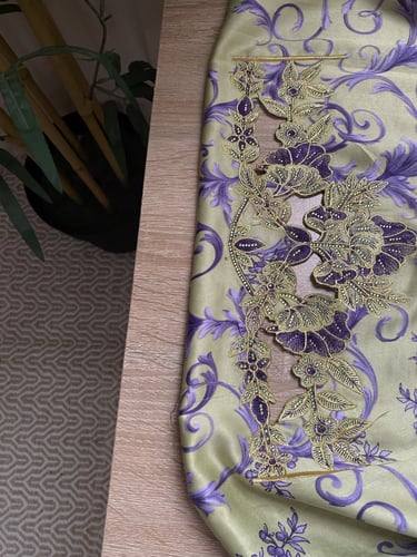 مخور+شيلة حرير هندي مخرم