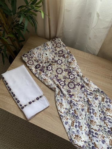 مخور+شيلة حرير هندي مخرم