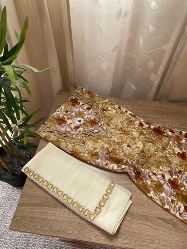 مخور+شيلة حرير هندي مخرم