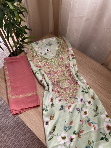 مخور+شيلة حرير هندي مخرم