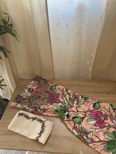 مخور+شيلة حرير هندي مخرم