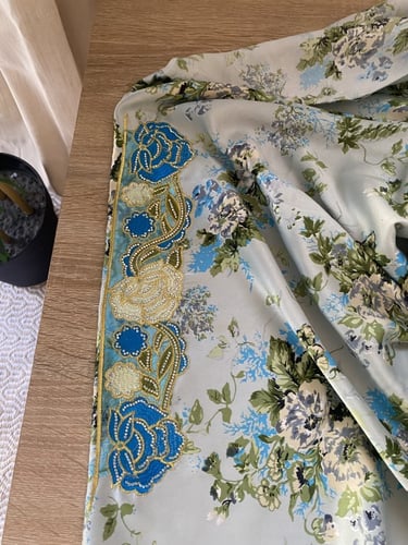 مخور+شيلة حرير هندي مخرم