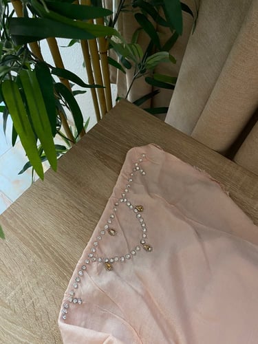 مخور حرير شيمر مرصع سوارفسكي