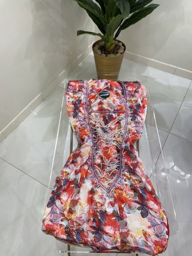 مخور بهاء2 "بدون تفصيل" حرير ملكي بكسرات وخرز