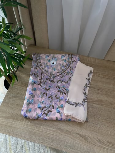 مخور+شيلة حرير هندي مخرم